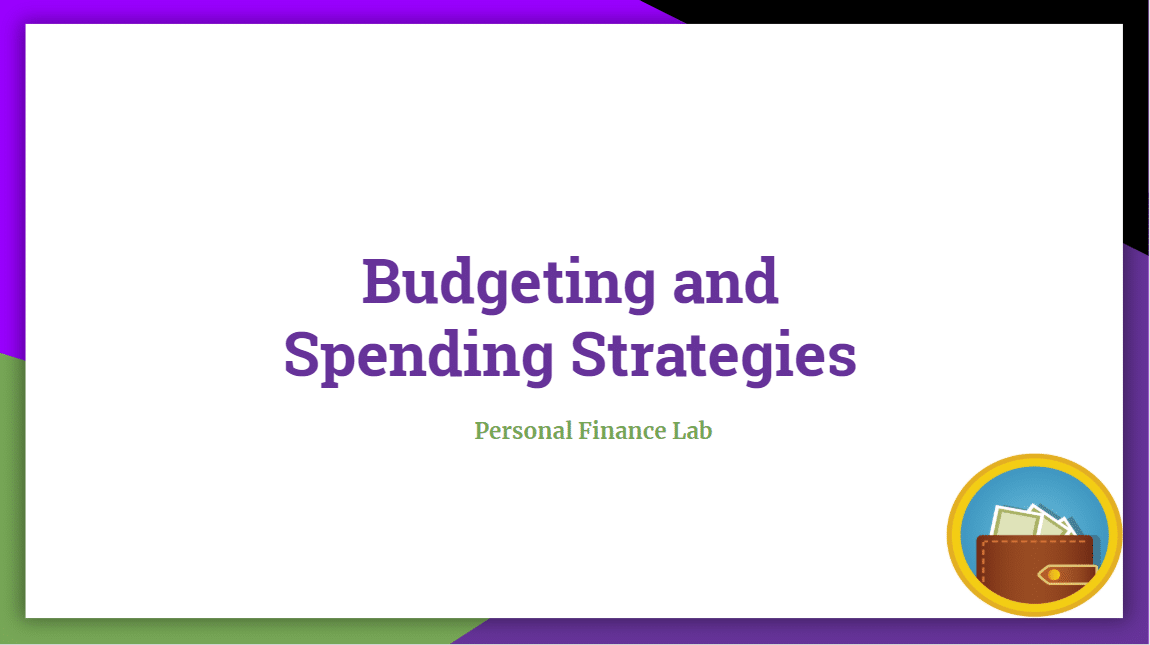 Budgeting Strategies