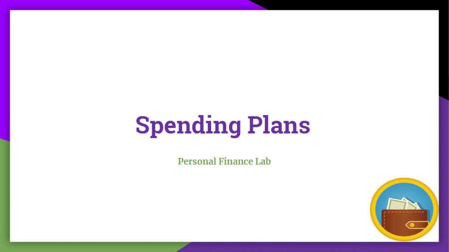 Spending Plans Presentation - PersonalFinanceLab