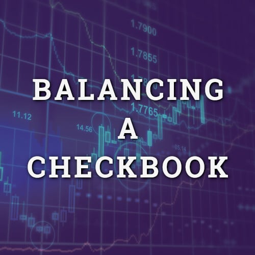 balancing a checkbook