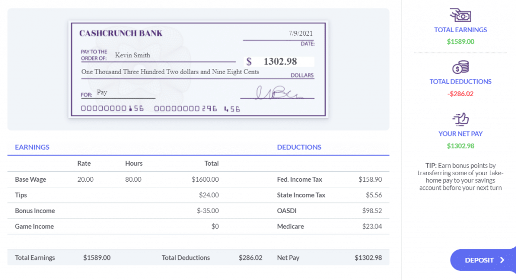 paycheck